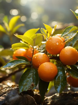 El riego de la fruta